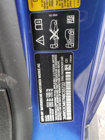3MW53CM07N8C55733 BMW M240XI