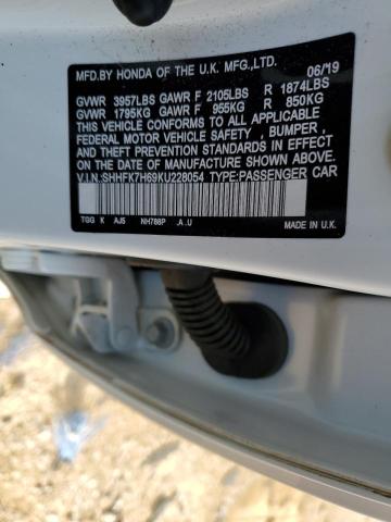 SHHFK7H69KU228054 Honda CIVIC EX