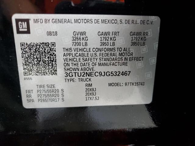 3GTU2NEC9JG532467 GMC Sierra K1500 Slt