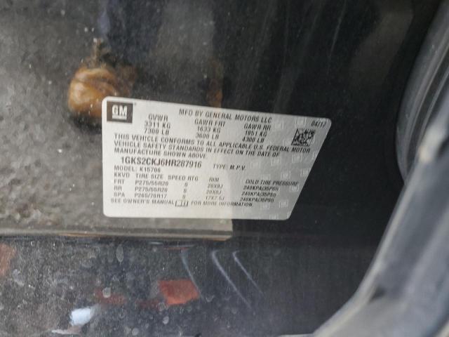 1GKS2CKJ6HR287916 GMC YUKON DENALI