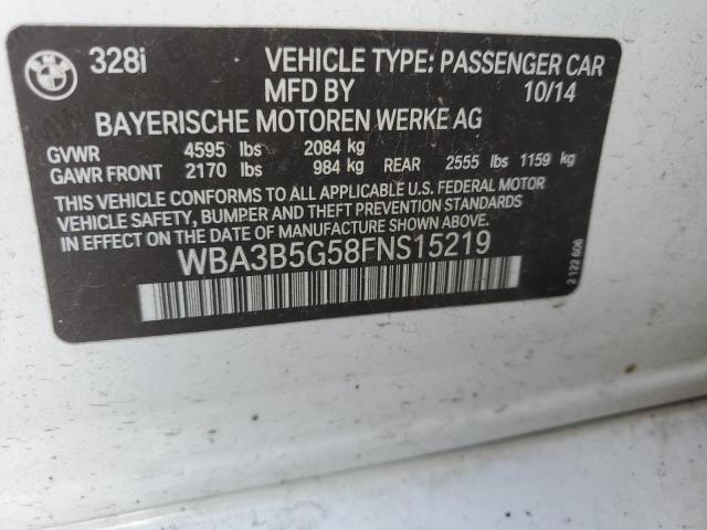 WBA3B5G58FNS15219 BMW 328 Xi Sulev