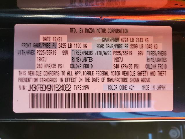 JM3KFBDM9N1524062 Mazda Cx-5 Premium