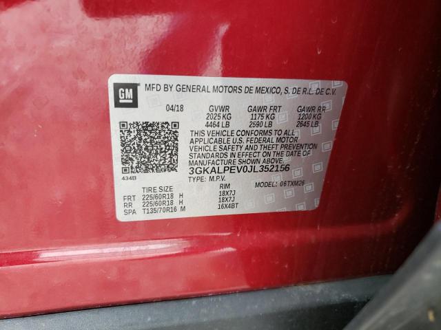 3GKALPEV0JL352156 GMC Terrain Slt