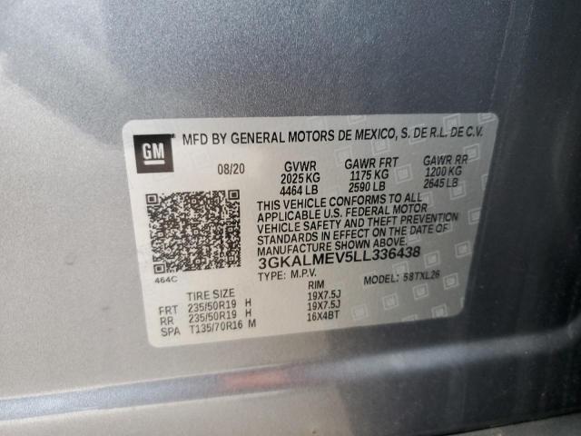 3GKALMEV5LL336438 GMC Terrain Sle