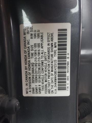 2HKRM4H38EH723123 Honda CR-V LX
