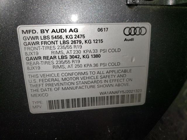 WA1ANAFY5J2021323 Audi Q5 PREMIUM