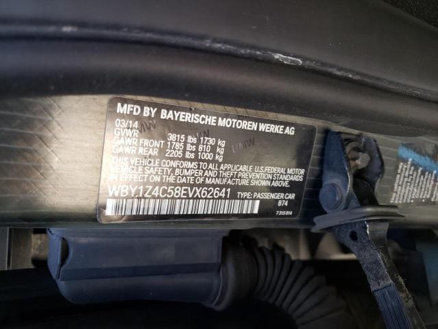 WBY1Z4C58EVX62641 BMW I3 REX