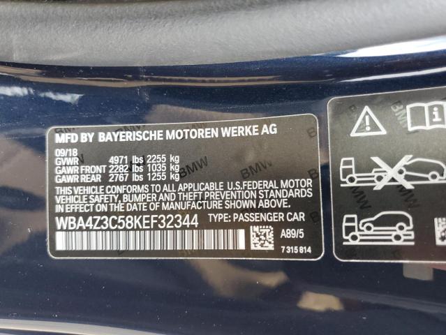 WBA4Z3C58KEF32344 BMW 430xi