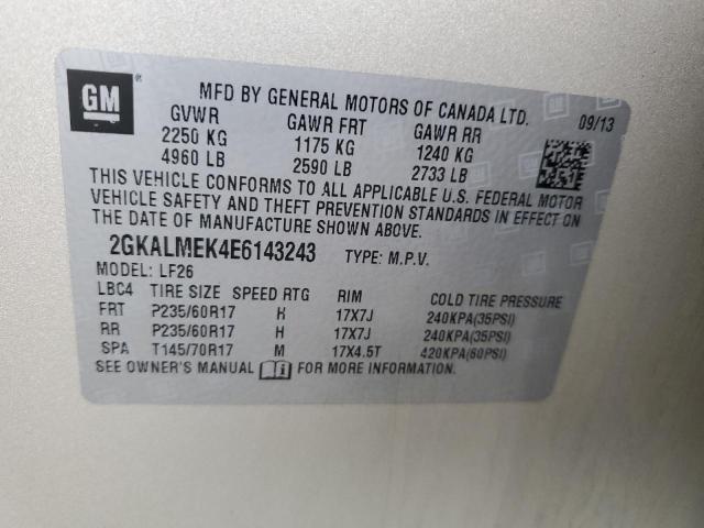 2GKALMEK4E6143243 GMC Terrain Sle
