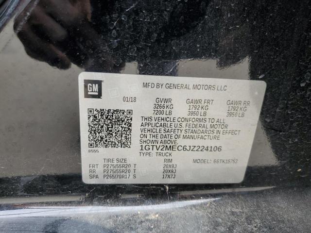 1GTV2MEC6JZ224106 GMC Sierra K1500 Sle