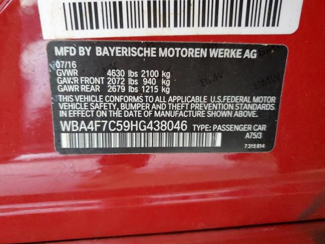 WBA4F7C59HG438046 BMW 430i Gran Coupe