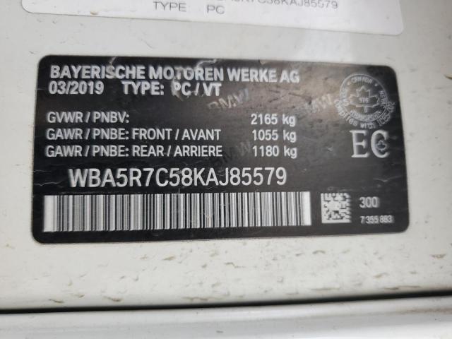 WBA5R7C58KAJ85579 BMW 330XI