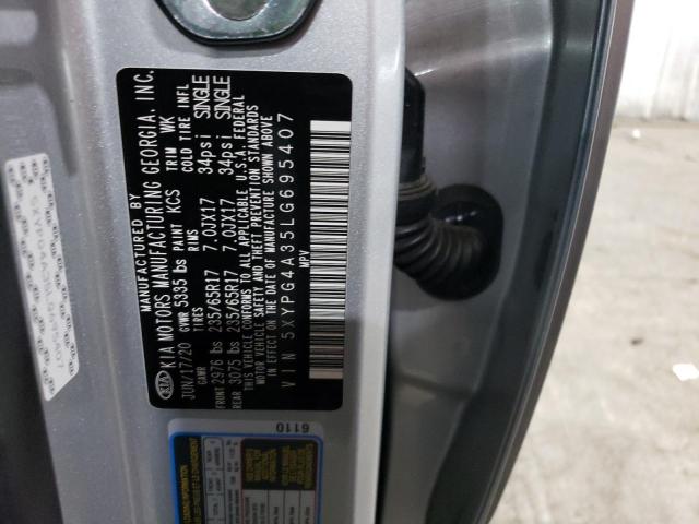 5XYPG4A35LG695407 KIA SORENTO L
