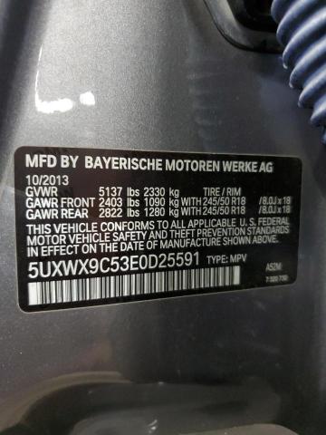 5UXWX9C53E0D25591 BMW X3 Xdrive28i