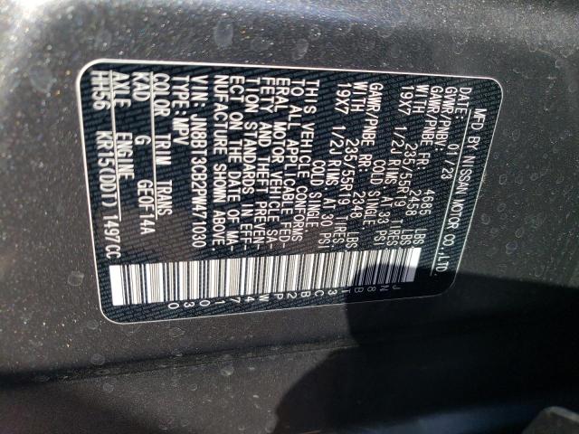 JN8BT3CB2PW471030 Nissan Rogue Sl