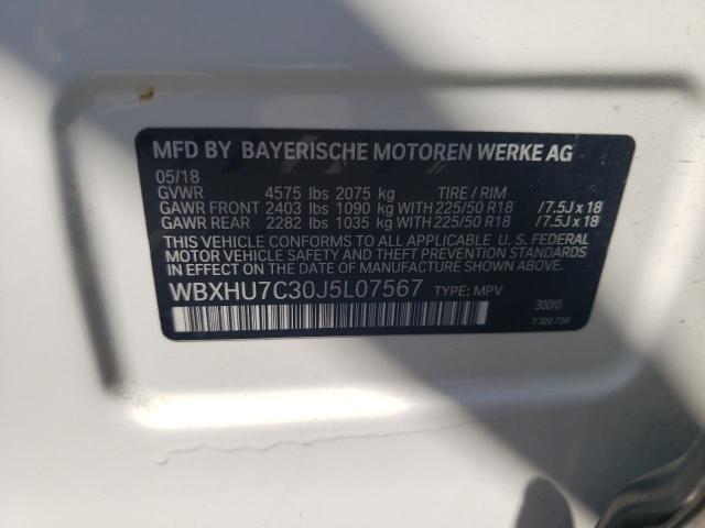 WBXHU7C30J5L07567 BMW X1 Sdrive28i