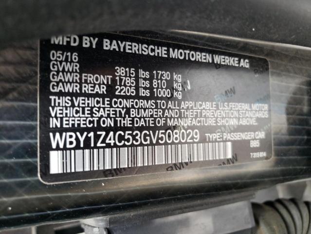 WBY1Z4C53GV508029 BMW I3 REX
