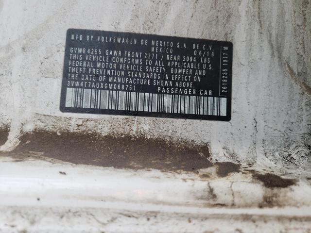 3VW4T7AUXGM068751 Volkswagen GTI S/SE