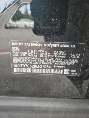 5UXTR7C52KLF27964 BMW X3 Sdrive30i