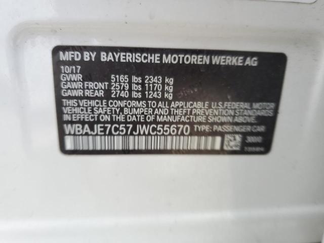 WBAJE7C57JWC55670 BMW 540 XI