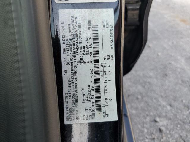 3FADP4AJ0KM126618 Ford FIESTA S