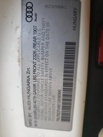 TRUTECFVXK1009066 Audi TT