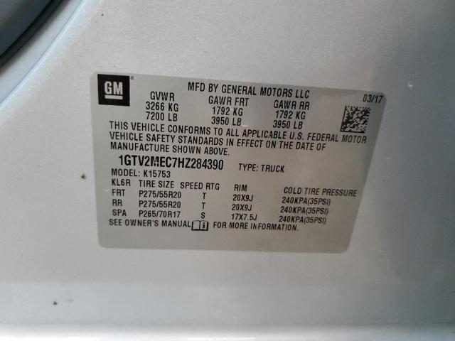 1GTV2MEC7HZ284390 GMC Sierra K1500 Sle