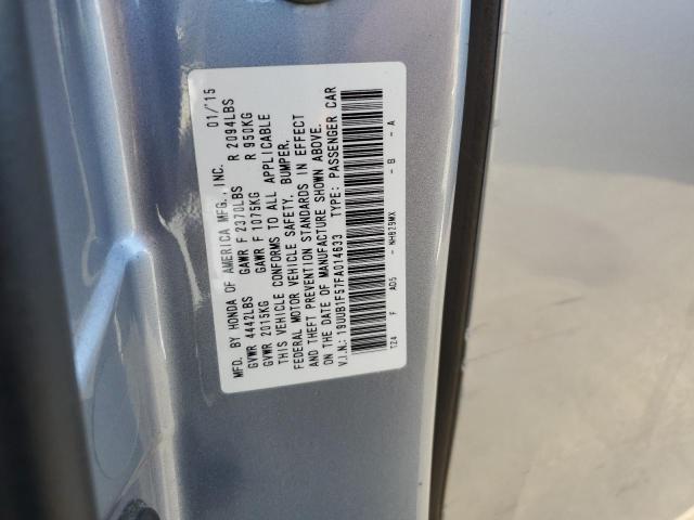 19UUB1F57FA014633 Acura TLX TECH