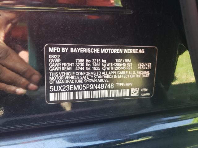 5UX23EM05P9N48748 BMW X7 Xdrive40i