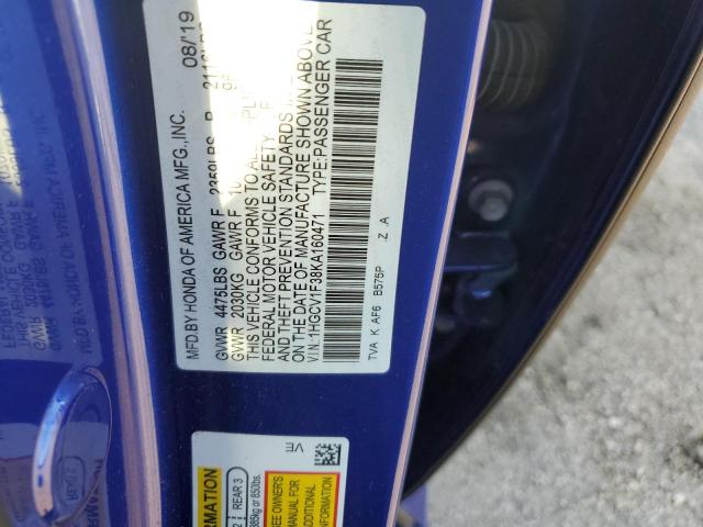 1HGCV1F38KA160471 Honda Accord Sport