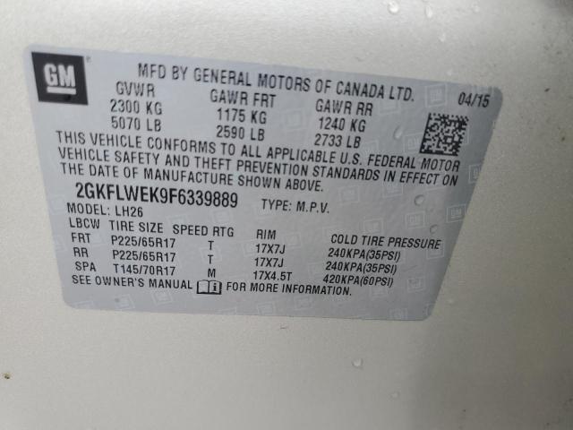 2GKFLWEK9F6339889 GMC Terrain Sle