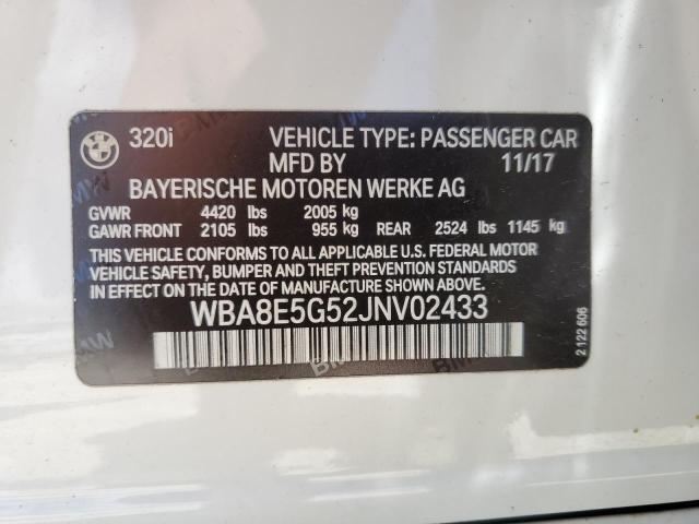 WBA8E5G52JNV02433 BMW 320 XI