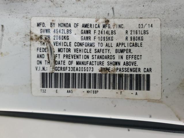 1HGCR6F33EA005073 Honda ACCORD HYBRID