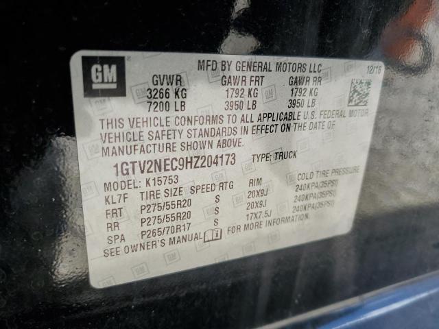 1GTV2NEC9HZ204173 GMC Sierra K1500 Slt