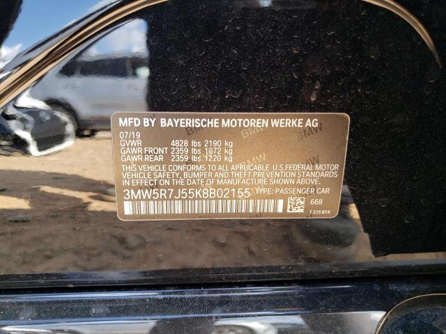 3MW5R7J55K8B02155 BMW 330XI