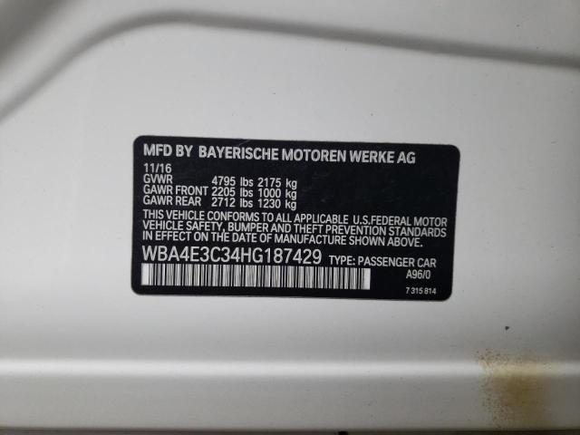 WBA4E3C34HG187429 BMW 440i Gran Coupe