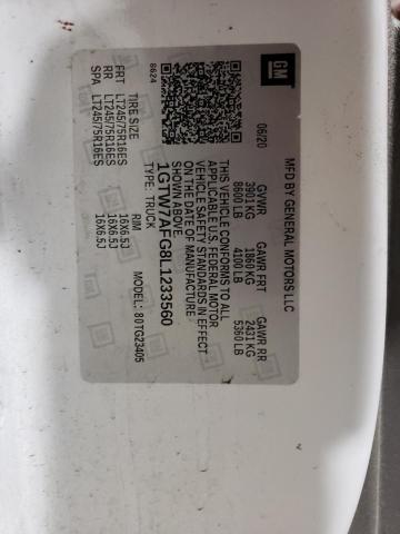 1GTW7AFG8L1233560 GMC Savana G2500