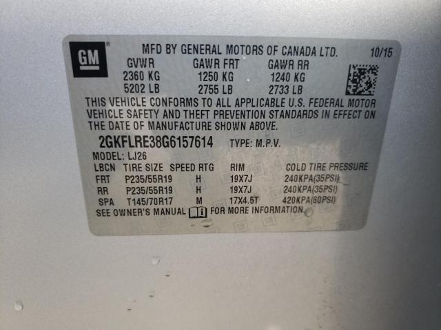 2GKFLRE38G6157614 GMC Terrain Denali