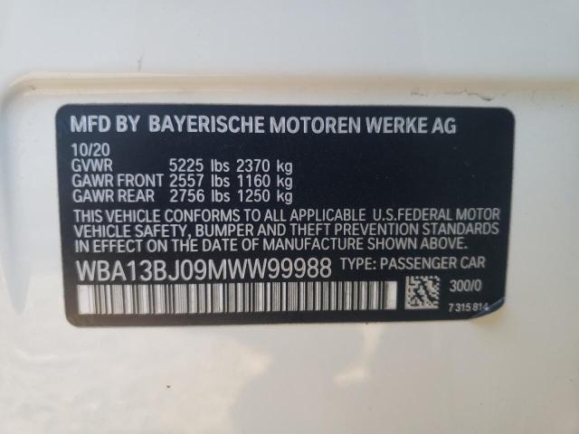WBA13BJ09MWW99988 BMW 530 XI