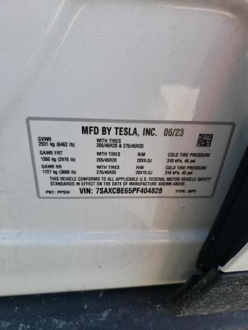 7SAXCBE65PF404828 Tesla MODEL X