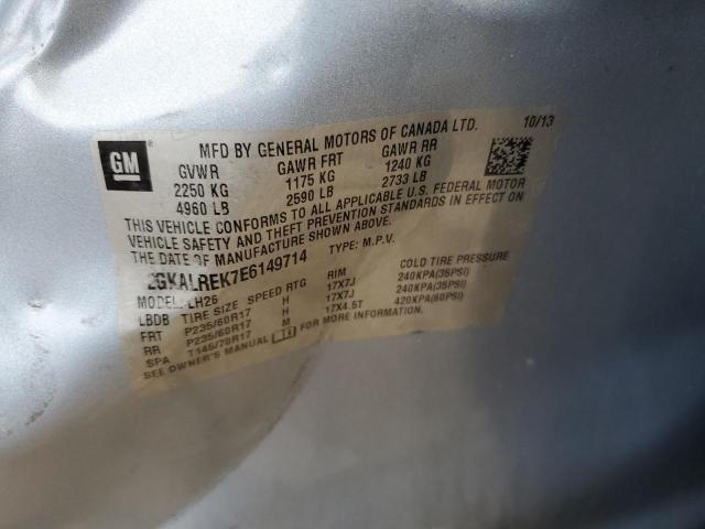 2GKALREK7E6149714 GMC Terrain Sle