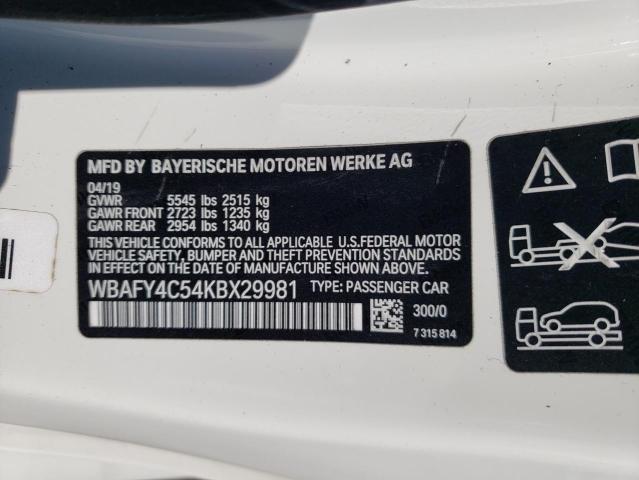 WBAFY4C54KBX29981 BMW M850XI