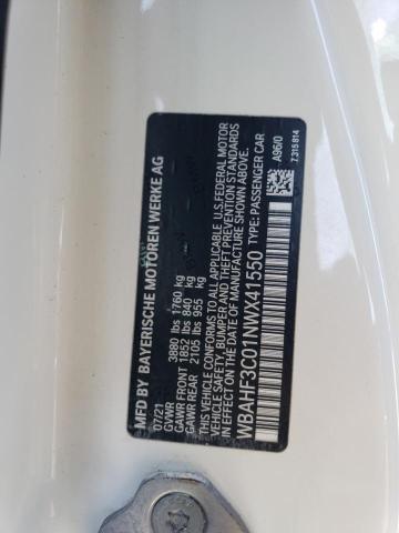 WBAHF3C01NWX41550 BMW Z4 Sdrive30i
