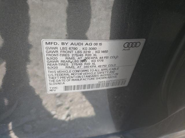 WA1LGAFE4FD030907 Audi Q7 Premium Plus