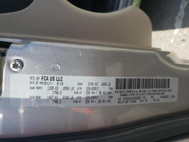 2C4RDGCGXJR328563 Dodge Grand Caravan Sxt