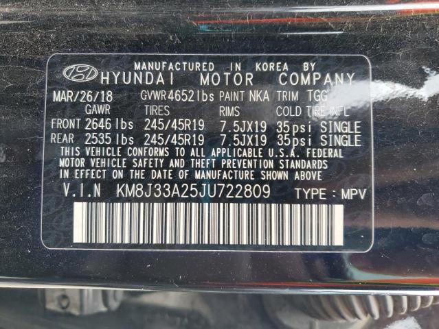 KM8J33A25JU722809 Hyundai Tucson Value