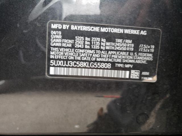5UXUJ3C58KLG55808 BMW X4 Xdrive30i