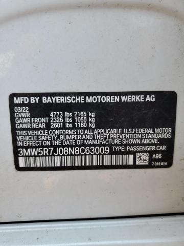 3MW5R7J08N8C63009 BMW 330XI