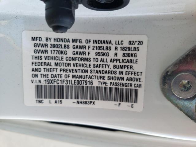 19XFC1F31LE007916 Honda CIVIC EX