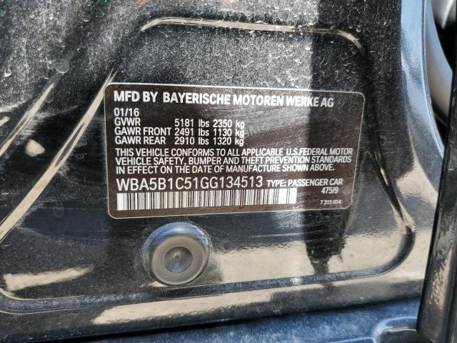 WBA5B1C51GG134513 BMW 535 I